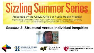 2021 Sizzling Summer Series  Session 3 Structural versus Individual Inequities [upl. by Brewer]