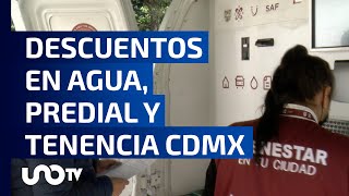 Pagos en CDMX 2024 ¿Cuáles son los descuentos en agua predial y tenencia [upl. by Wesle979]