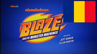 Blaze And amp y The Los Monster Machines intro Theme Song Tema Musical Opening RomanianRomânăRumano [upl. by Vale]