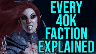 Every single Warhammer 40k WH40k Faction Explained  Part 2 [upl. by Auroora]