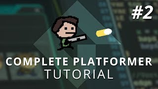 GameMaker Studio 2 Complete Platformer Tutorial Part 2 Animated Player [upl. by Duester]