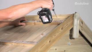 Made by me How to install Onduline roofing step by step [upl. by Eseilana]