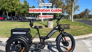 ECORD Rover Electric Trike Assembly Tutorial [upl. by Niwdog817]