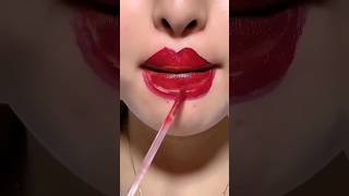 how to overline lips KAILY😍😍 overline plumplips poutylips fullerlips youtubeshorts shortsfeed [upl. by Etnuahs]