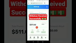 social website earn withdrawal proof  savvyconnectvy shorts [upl. by Nnil526]