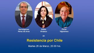 Hermógenes Pérez de Arce y Nubia Vivanco en Resistencia por Chile [upl. by Nikolai]