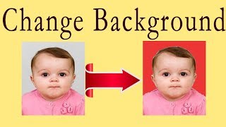 How to change background color of passport size photo in seconds [upl. by Reywas]