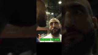 Leon Edwards Awkward Elevator Ride With Belal🤣 leonedwards ufc shorts goviral [upl. by Tine]