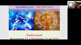 Predicciones Acuario de Noviembre 21 a Diciembre 21 de 2023 [upl. by Ettelocin]