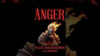 Therapist explains Anger in less than 60 Seconds mentalhealth gaming emotions anger psychology [upl. by Isleana184]