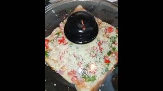 1 minit Bread pizza  trending pizza breakfast [upl. by Allyn]