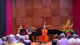 Passione Amorosa by G Bottesini Flute double bass and piano [upl. by Aihseuqram228]