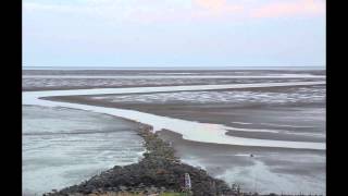 Nordsee Wattenmeer EbbeFlut Zeitraffer [upl. by Terrye509]