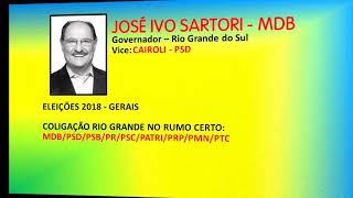 Jingles Eleições 2018  Governo do Rio Grande do Sul [upl. by Rubio]