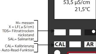 Kalibrierung des Konduktometers und anschließende Leitfähigkeitsmessung [upl. by Merle]