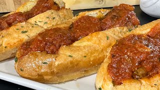 Meatball Sub  juicy meatball Sub Recipe [upl. by Eintihw]