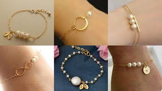 PEARL BRACELET DESIGNS [upl. by Schulein]