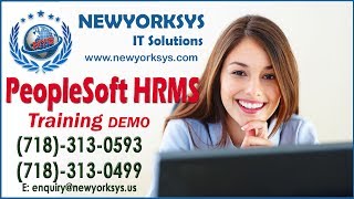 Peoplesoft HRMS Online Training  Newyorksyscom [upl. by Niamrej315]