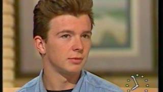 Rick Astley interview in 1987 [upl. by Sennahoj]