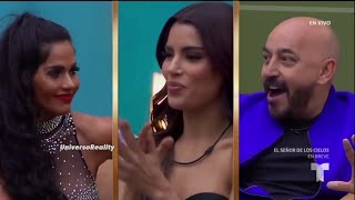 ASI FUE LA REACCION DE LOS NOMINADOS LA CASA DE LOS FAMOSOS 4 EN VIVO [upl. by Kerman325]