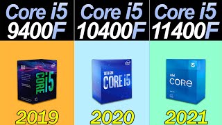 i59400F Vs i510400F Vs i511400F  How Much Performance Difference [upl. by Nalda]