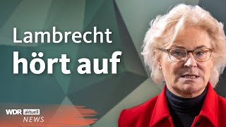 Verteidigungsministerin Christine Lambrecht tritt zurück  das sind die Reaktionen  WDR aktuell [upl. by Larrad889]