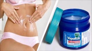 Cómo Utilizar El Vicks VapoRub Para Deshacerse De La Grasa Del Vientre Y Quemar Grasa Mientra Duerme [upl. by Hasina519]