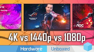 4K vs 1440p vs 1080p  What Monitor Resolution Should You Buy [upl. by Noyrb422]