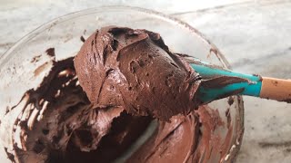 Chocolate butter cream frosting recipe [upl. by Harper]