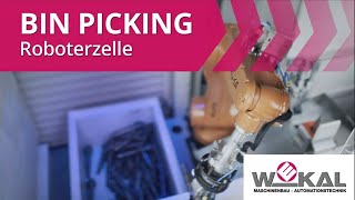 Bin Picking Automatisierung mit KEYENCE 3DBildverarbeitung amp KUKA Roboter von WEKAL Maschinenbau [upl. by Eecyaj12]