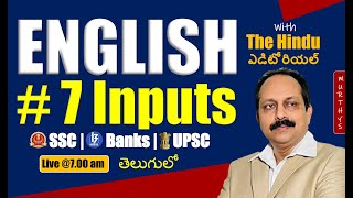 14 August 2024  Daily English for Competitive Exams in Telugu   BANK  SSC  UPSC  SPSC [upl. by Bashuk382]