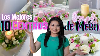 10 CENTROS de MESA para CUALQUIER OCASIÓN  Manualidades para decorar  Dollar Tree DIY [upl. by Nesbitt548]