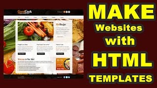 Make Simple Websites With HTML Templates HTML Templates Se Simple Website Kaise Banaye [upl. by Marice]