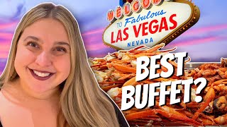 Best Buffet On Las Vegas Strip Eating at Bacchanal Buffet [upl. by Toomay]