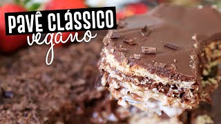 PAVÊ CLÁSSICO VEGANO DE CHOCOLATE E BAUNILHA  ESPECIAL DE NATAL TNM Vegg [upl. by Adele828]