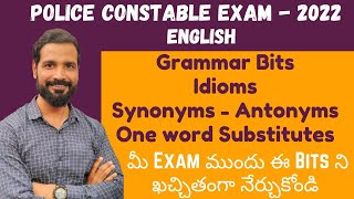 Constable English  Question tags  synonyms  antonyms  idioms jansenglishacademy [upl. by Aenil258]