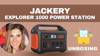 Unboxing of the JACKERY Explorer 1000 Portable Power Station [upl. by Ycart548]