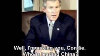 Bush and Condi  The new president of China [upl. by Nesaj]