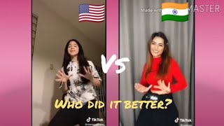 BTS Savage loveJason Derulo tiktok INDIA VS USA tiktoksavagelove [upl. by Olegnaleahcim]