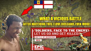 caribbean british react to Napoleonic Wars Battle of Borodino 1812 reaction epic history tv reaction [upl. by Aita271]