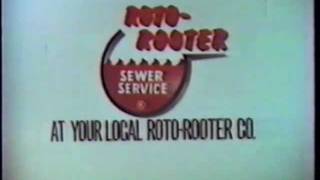 1960s RotoRooter Plumbing amp Drain Services Commercial The Helpless Housewife [upl. by Ecirtal]