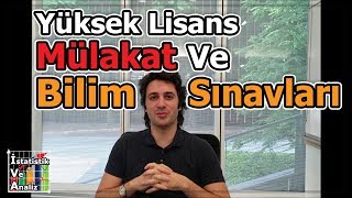 Yüksek Lisans Mülakat Soruları  Mülakatlar Öncesi Bilmeniz Gerekenler  Bilim Sınavı [upl. by Llerrad]