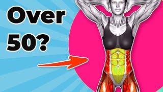 ➜ Over 50 ➜ 30min FLABBY STOMACH Standing Workout [upl. by Nahtaneoj]