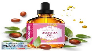 Leven Rose Jojoba Oil Organic Pure Cold Pressed Natural Unrefined Moisturizer Review [upl. by Yahs]