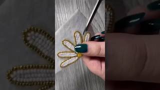 beaded earrings tutorials beads beadsjewelrymaking customised jewellery fashion diyjewelry [upl. by Reni]