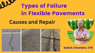 pavements Failures in Flexible pavements  Types causes and repair [upl. by Willms]