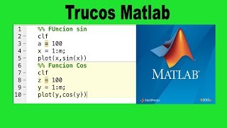 Trucos Matlab  Ejecutar script por partes [upl. by Ahsilac692]