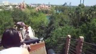 The Flying Unicorn POV ridethrough Before it was Flight of the Hippogriff [upl. by Anilos]