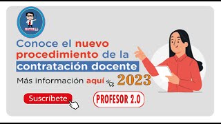 Contratación docente 2023 [upl. by Stone]