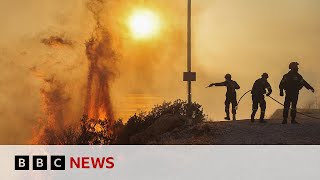 Extreme global weather continues as heatwave set to peak in Europe – BBC News [upl. by Lucas]